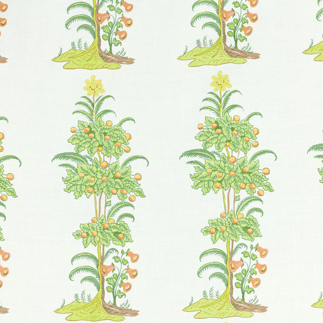 Schumacher 401B42 MANDARIN in LIME Fabric - RAOUL TEXTILES