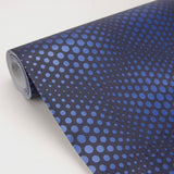 Advantage 4020-50601 Milo Blue Bubble Geometric Wallpaper