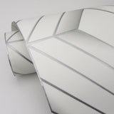 Advantage 4020-61400 Filmore White Diamond Panes Wallpaper