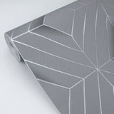 Advantage 4020-61409 Filmore Grey Diamond Panes Wallpaper