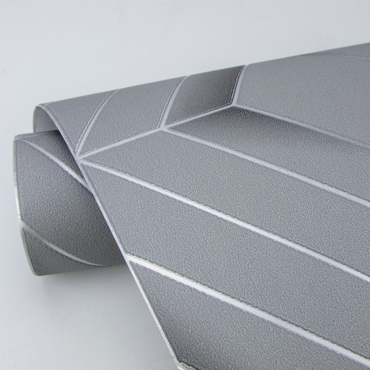 Advantage 4020-61409 Filmore Grey Diamond Panes Wallpaper