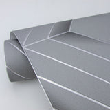 Advantage 4020-61409 Filmore Grey Diamond Panes Wallpaper