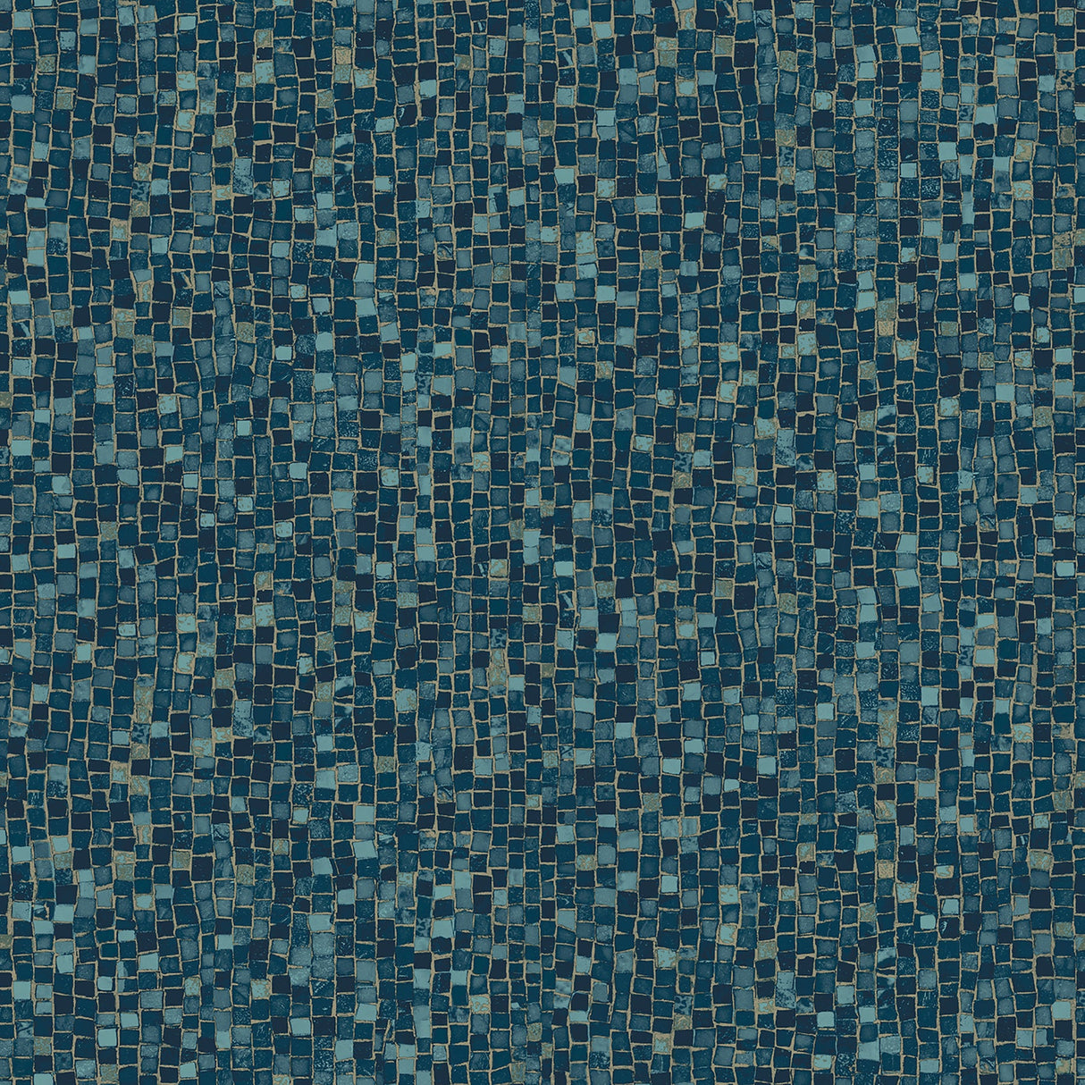 Advantage 4020-78401 Ziggy Teal Stone Mosaic Wallpaper