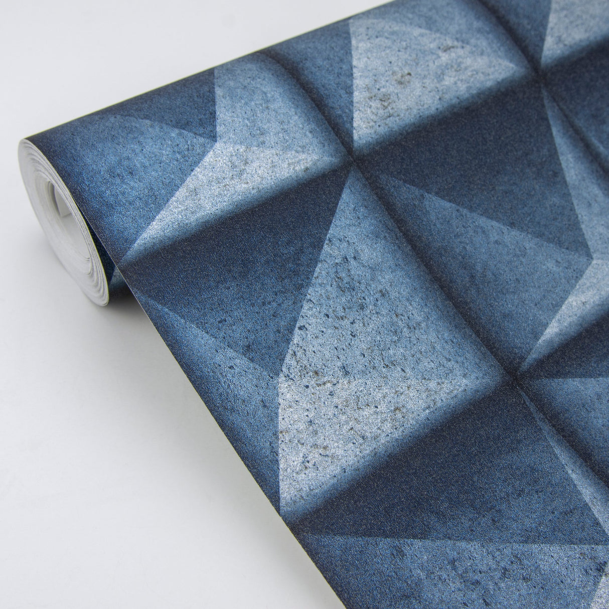 Advantage 4020-78601 Dax Teal 3D Geometric Wallpaper