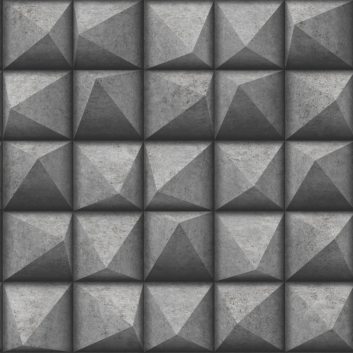 Advantage 4020-78619 Dax Black 3D Geometric Wallpaper