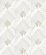 Advantage 4020-96700 Raoul Silver Fanning Diamonds Wallpaper