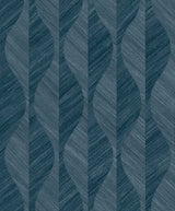 Advantage 4025-82501 Oresome Indigo Ogee Wallpaper