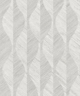 Advantage 4025-82503 Oresome Silver Ogee Wallpaper