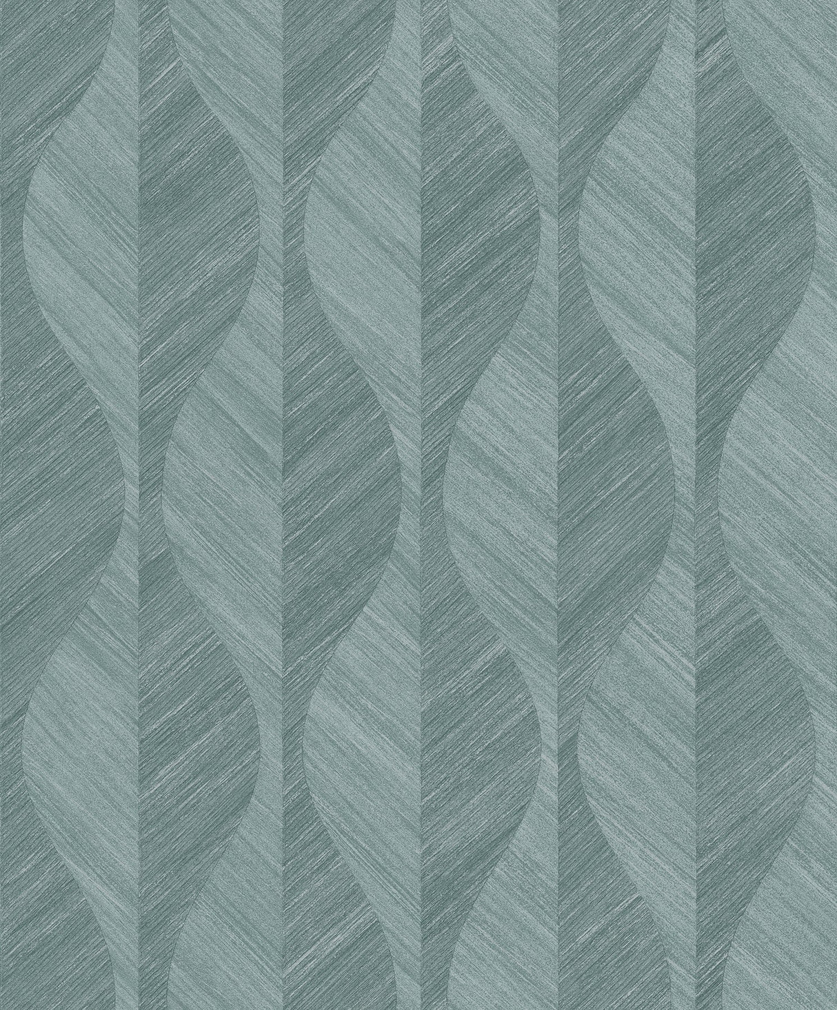 Advantage 4025-82505 Oresome Teal Ogee Wallpaper