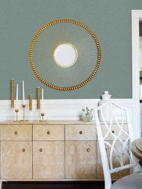 Advantage 4025-82506 Hilbert Teal Geometric Wallpaper