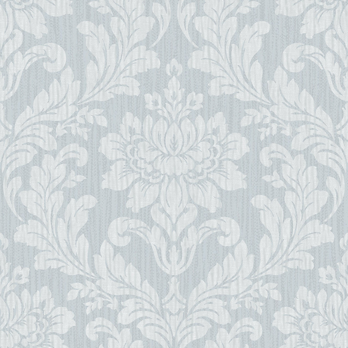 Advantage 4025-82521 Galois Light Blue Damask Wallpaper