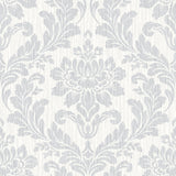 Advantage 4025-82524 Galois Light Grey Damask Wallpaper