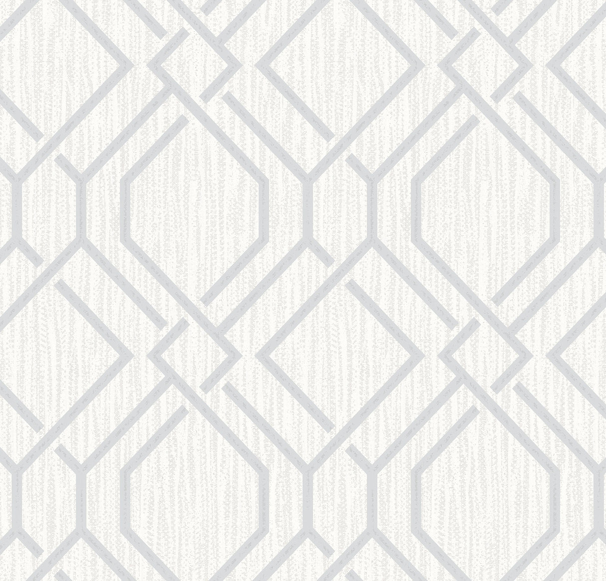 Advantage 4025-82525 Frege Silver Trellis Wallpaper