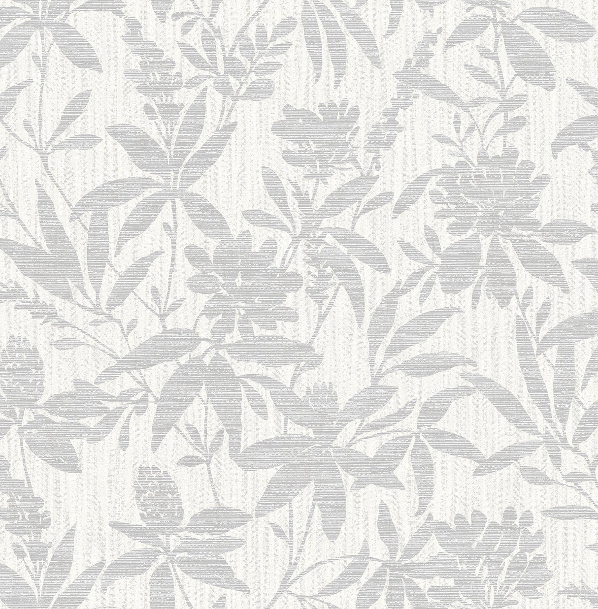 Advantage 4025-82530 Riemann Silver Floral Wallpaper