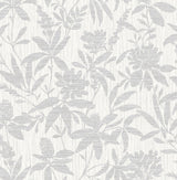 Advantage 4025-82530 Riemann Silver Floral Wallpaper