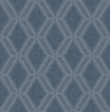 Advantage 4025-82541 Mersenne Indigo Geometric Wallpaper