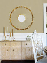 Advantage 4025-82550 Hilbert Gold Geometric Wallpaper