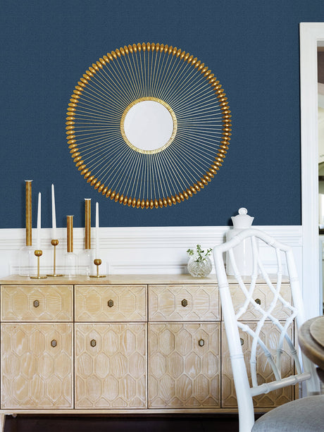 Advantage 4025-82551 Hilbert Navy Geometric Wallpaper