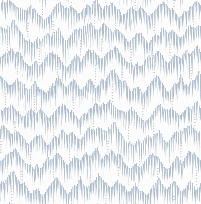 A-Street Prints 4034-26778 Holmby Seafoam Brushstroke Zigzag Wallpaper by Scott Living - Eade's Wallpaper