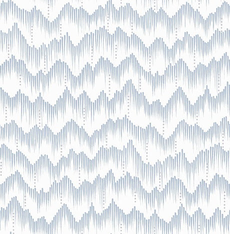 Eade’s Holmby Light Blue Brushstroke Zigzag Wallpaper by Sco
