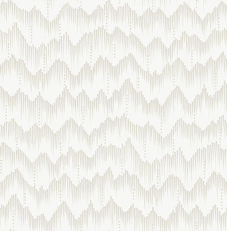 Eade’s Holmby Bone Brushstroke Zigzag Wallpaper by Scott Liv