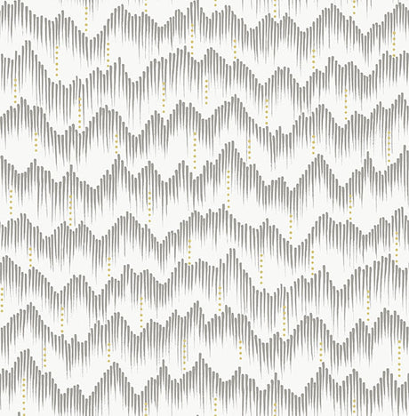 Eade’s Holmby Grey Brushstroke Zigzag Wallpaper by Scott Liv