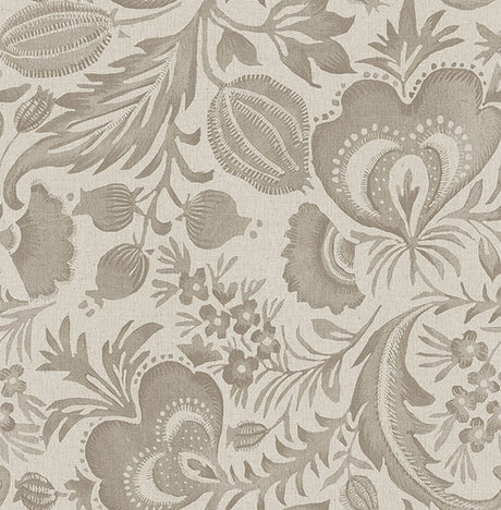 Eade’s Culver Light Brown Jacobean Wallpaper by Scott Living