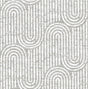 Eade’s Trippet Grey Zen Waves Wallpaper by Scott Living Grey