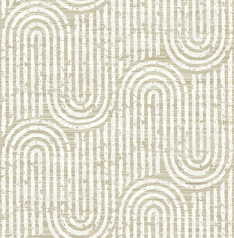 Eade’s Trippet Light Brown Zen Waves Wallpaper by Scott Livi