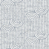 A-Street Prints 4034-26788 Trippet Blue Zen Waves Wallpaper by Scott Living