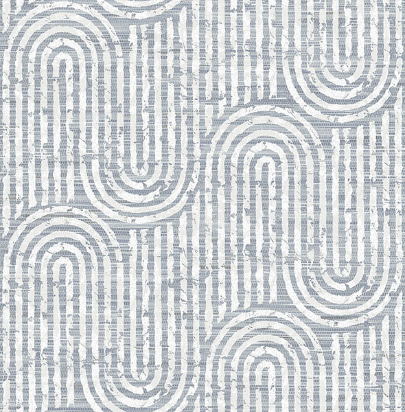 Eade’s Trippet Blue Zen Waves Wallpaper by Scott Living Blue