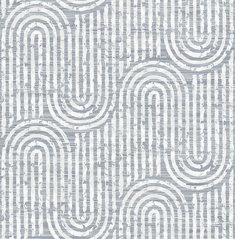 Eade’s Trippet Blue Zen Waves Wallpaper by Scott Living Blue