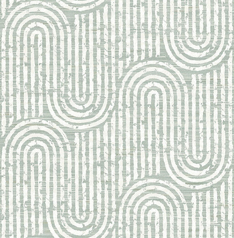 Eade’s Trippet Sage Zen Waves Wallpaper by Scott Living Sage
