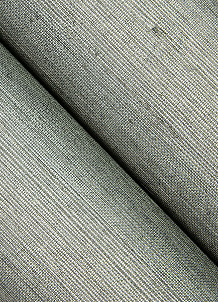 Eade’s Colcord Silver Sisal Grasscloth Wallpaper by Scott Li