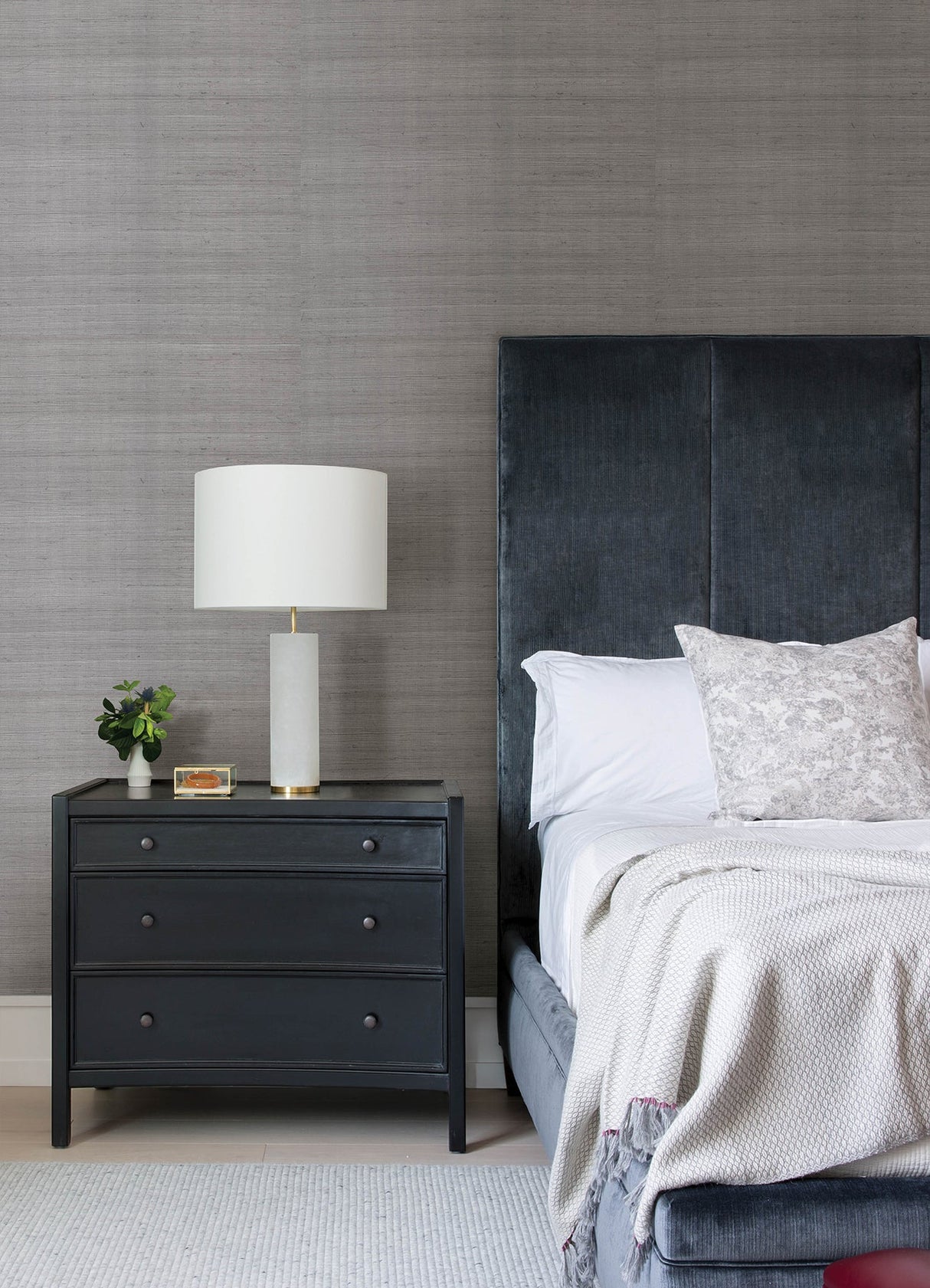 A-Street Prints 4034-72107 Colcord Black Sisal Wallpaper by Scott Living - Eade's Wallpaper