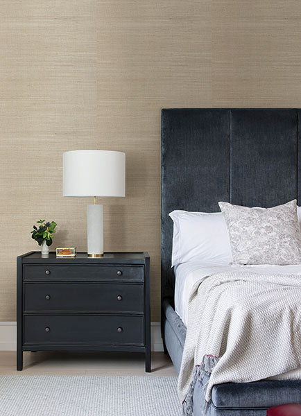 Eade’s Colcord Wheat Sisal Grasscloth Wallpaper by Scott Liv