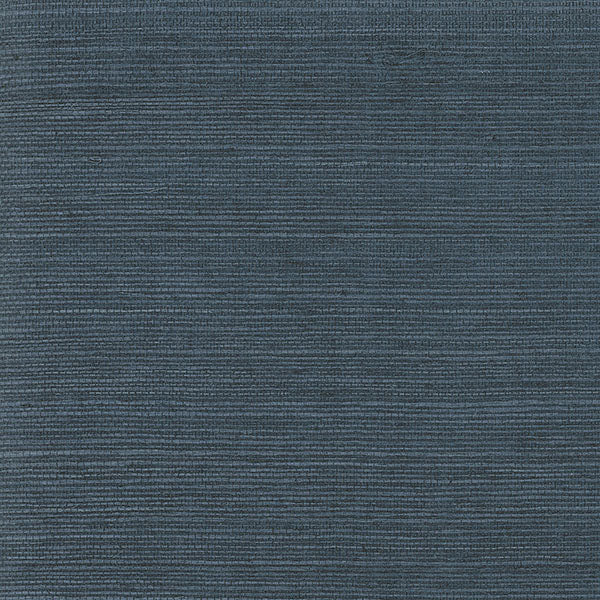 Eade’s Colcord Navy Sisal Grasscloth Wallpaper by Scott Livi