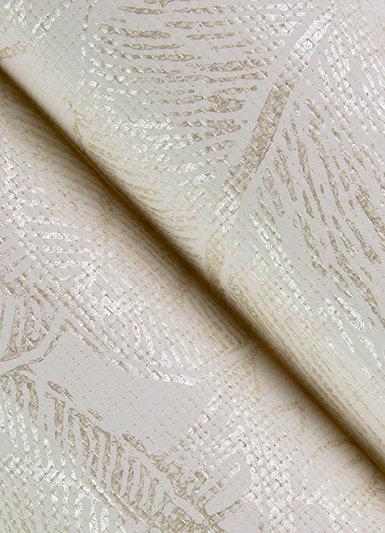 Eade’s Brentwood Bone Palm Leaves Wallpaper by Scott Living 