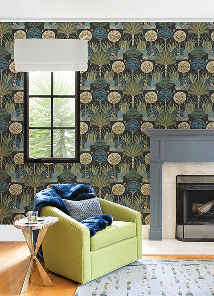 Eade’s Mandeville Multicolor Tropical Paradise Wallpaper by 