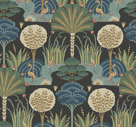 Eade’s Mandeville Multicolor Tropical Paradise Wallpaper by 