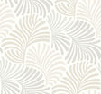 Eade’s Trousdale Neutral Fanning Flora Wallpaper by Scott Li