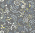 Eade’s Marilyn Light Grey Floral Trail Wallpaper by Scott Li