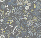 Eade’s Marilyn Light Grey Floral Trail Wallpaper by Scott Li