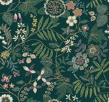 A-Street Prints 4034-72139 Marilyn Green Floral Trail Wallpaper by Scott Living