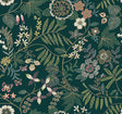 Eade’s Marilyn Green Floral Trail Wallpaper by Scott Living 