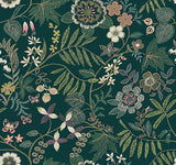 Eade’s Marilyn Green Floral Trail Wallpaper by Scott Living 