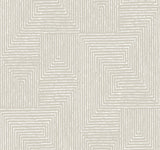 Eade’s Mortenson Light Grey Geometric Wallpaper by Scott Liv