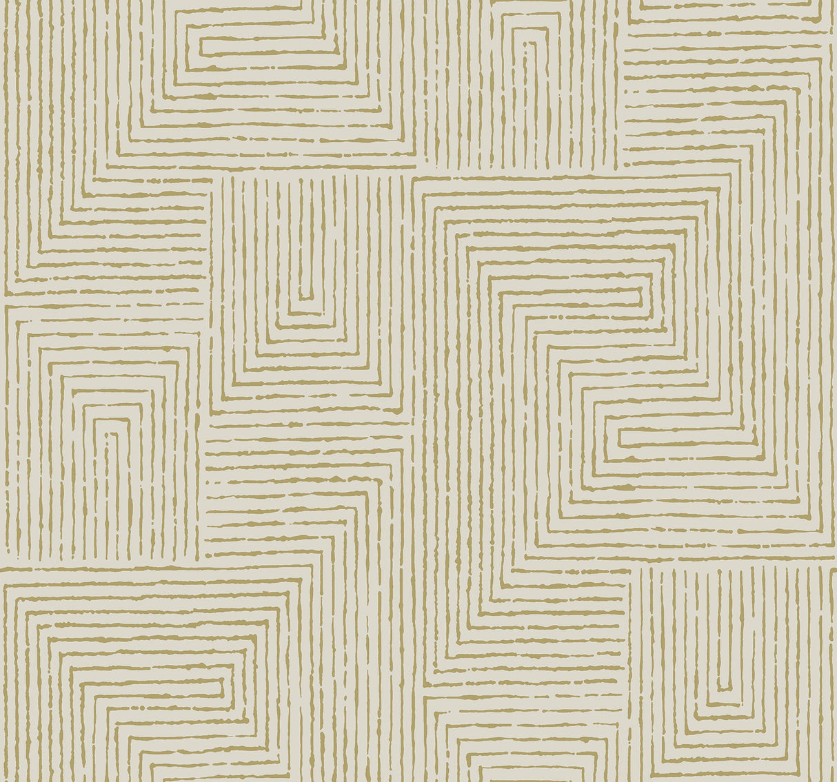 A-Street Prints 4034-72142 Mortenson Gold Geometric Wallpaper by Scott Living