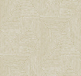 A-Street Prints 4034-72142 Mortenson Gold Geometric Wallpaper by Scott Living