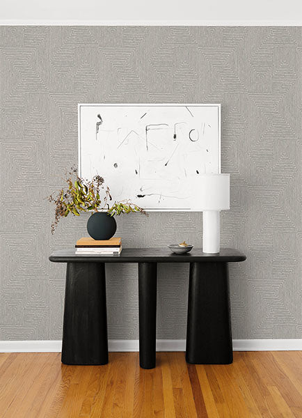 Eade’s Mortenson Dove Geometric Wallpaper by Scott Living Do